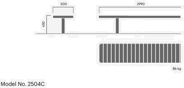 VESTRE Скамья из стали и дерева в современном стиле с подлокотниками и спинкой Forum sun-id-1388394 - Вид №9