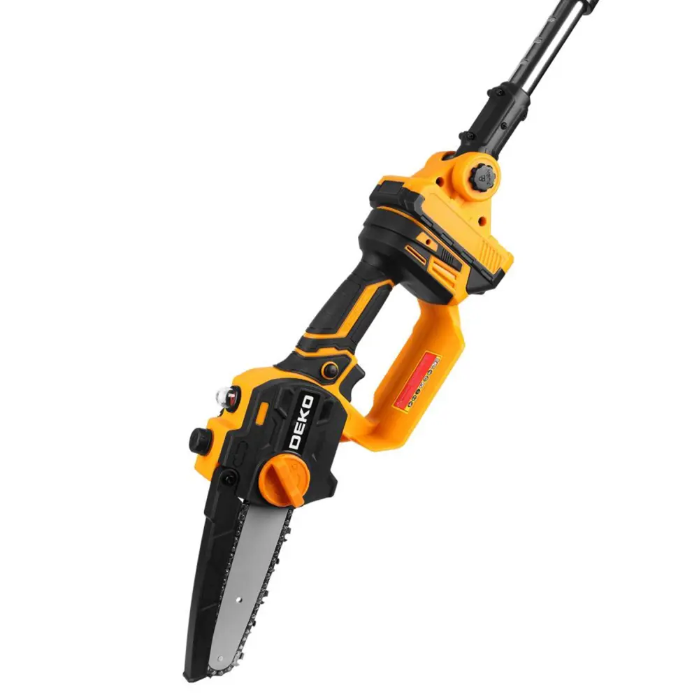 Аккумуляторный высоторез DEKO для садовой обрезки с телескопической штангой 89363011 STLM-0966273 - Вид №4