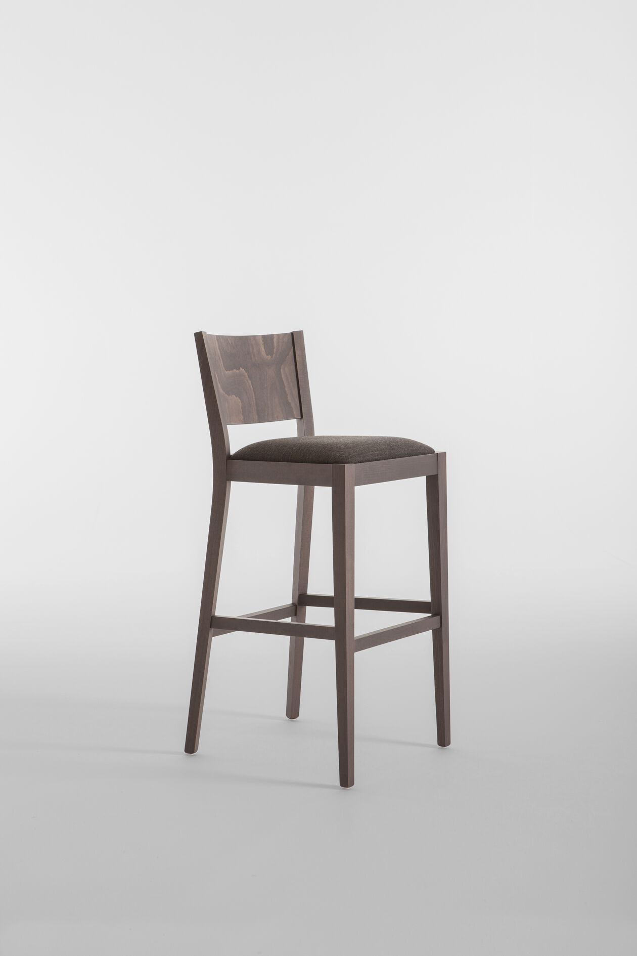 Высокий стул из бука с мягким сиденьем Palma Soko ARCH-00093486 - Вид №8