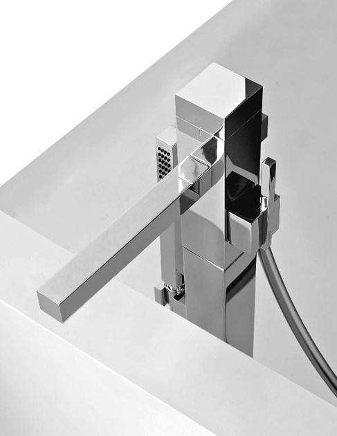 ZAZZERI Смеситель для ванны однорычажный напольный Soqquadro sun-id-1454007 - Вид №1