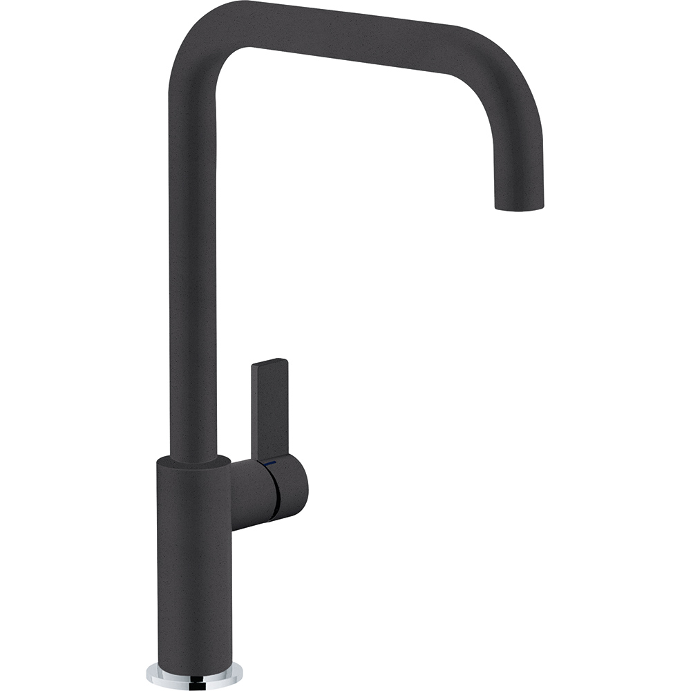 Смеситель кухонный  Franke Elegance Поворотный излив Fragranite Оникс sun-id-1698975