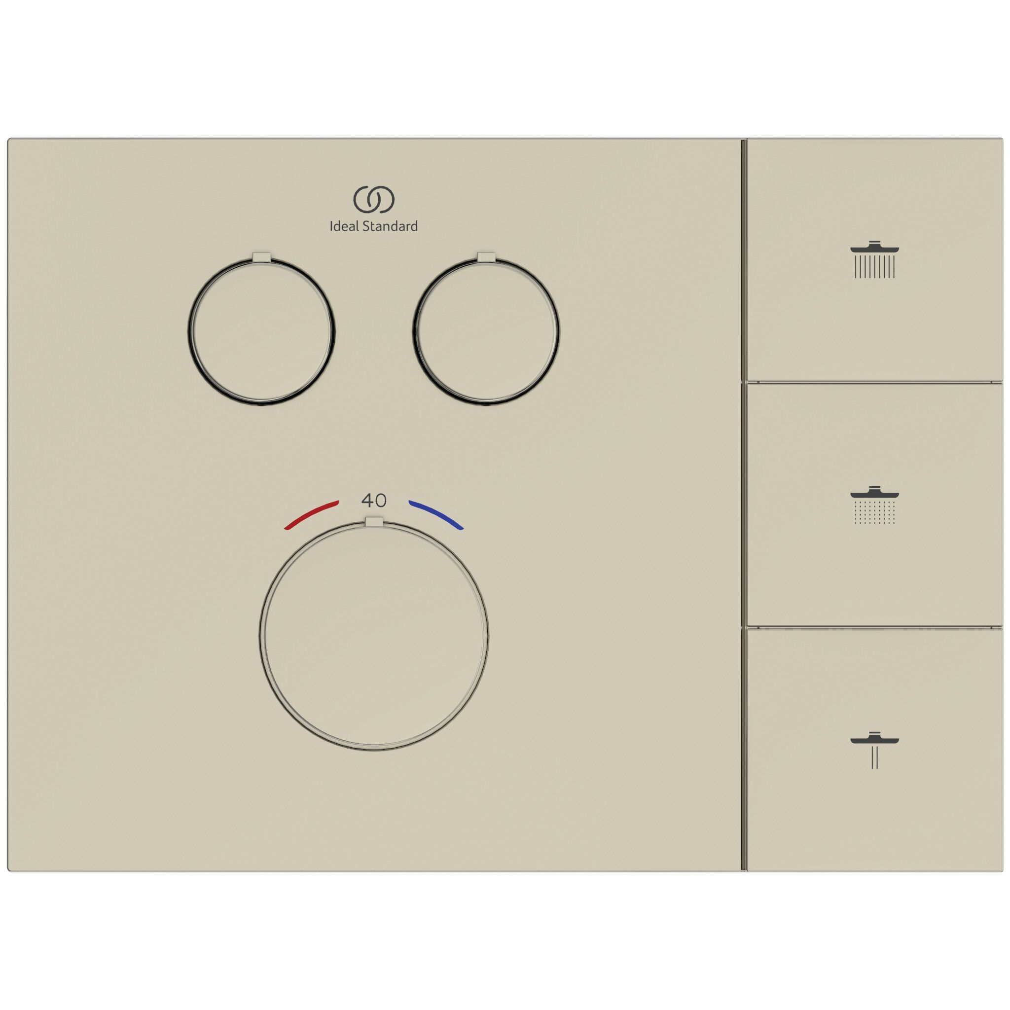 Термостатический встраиваемый смеситель для душа Ideal Standard Ceratherm Navigo ® Solos ARCH-00012701 - Вид №2