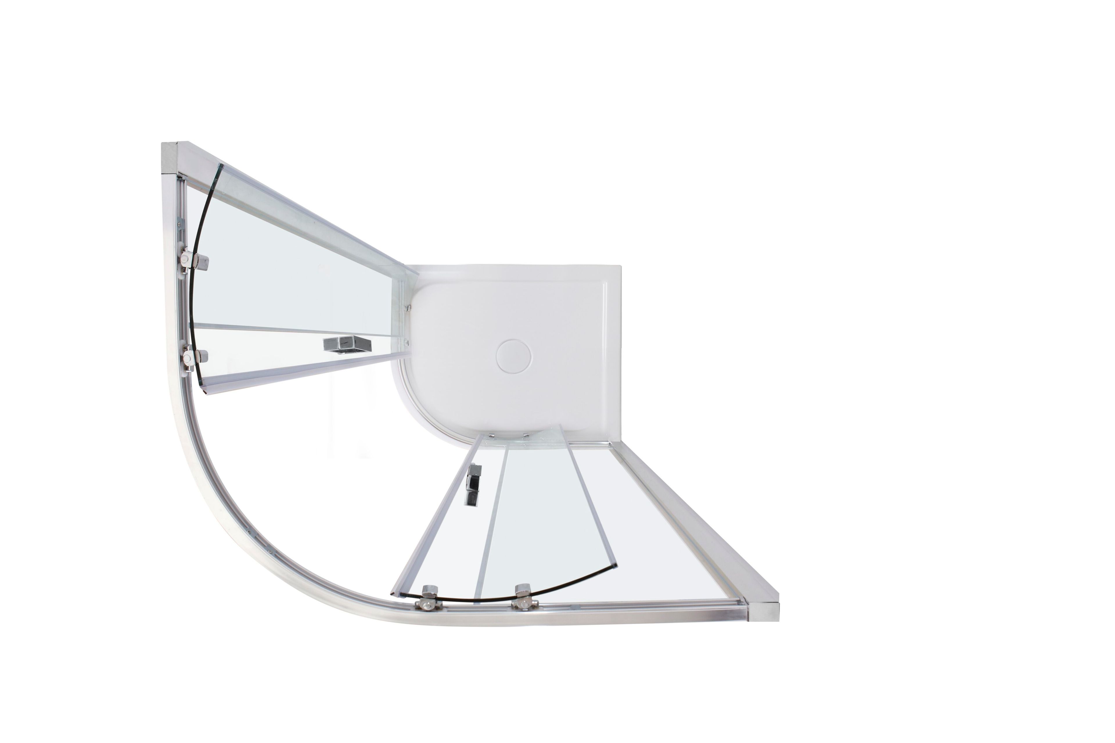 Полукруглая душевая кабина из алюминия и стекла TAMANACO FS40 ARCH-00125058 - Вид №5