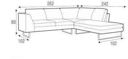 Sits Угловой диван с салазками из ткани на 4 места Tokyo sun-id-1403897 - Вид №3