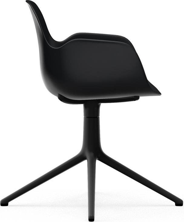606112 Кресло Swivel 4L Black Alu Black Normann Copenhagen Form - Вид №2