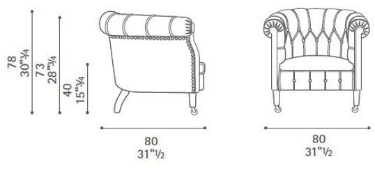 Poltrona Frau Полтрона хохлатая La collezione - divani e poltrone sun-id-1445733 - Вид №3
