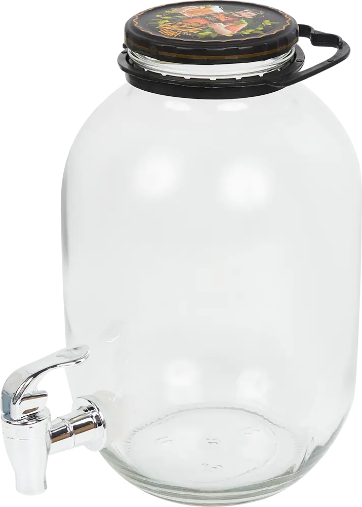 Лимонадник Santreyd Гараж — стеклянный диспенсер для напитков 3 л 84953181