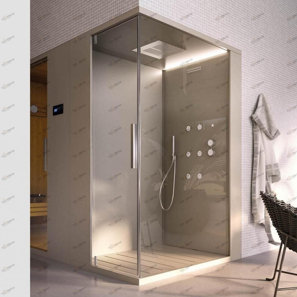 Душевая кабина pasodoble 100 c паром Glass1989 RR00AB1