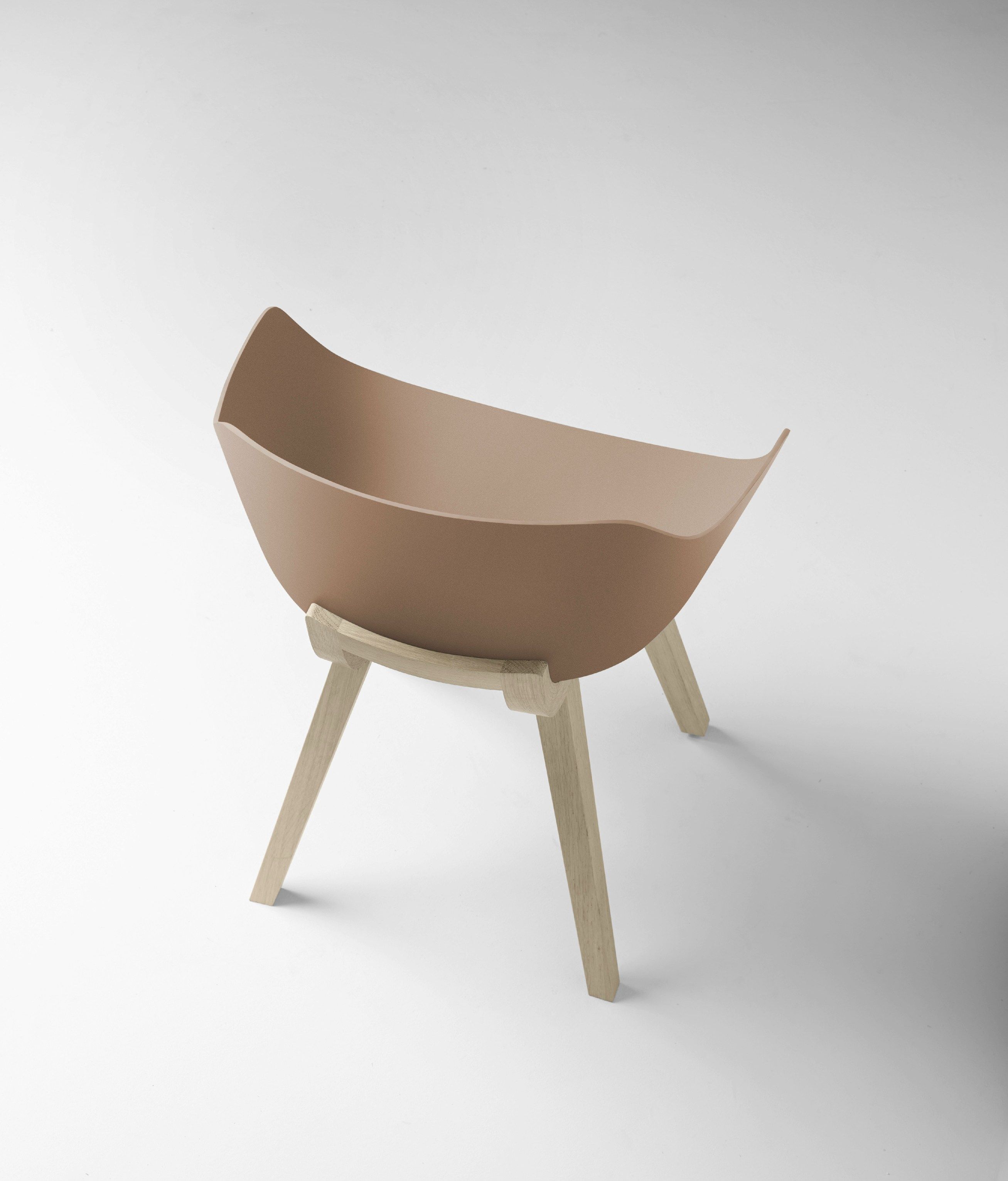 Экологичный пластиковый стул с подлокотниками ALKI Kuskoa Bi ARCH-00067720 - Вид №3