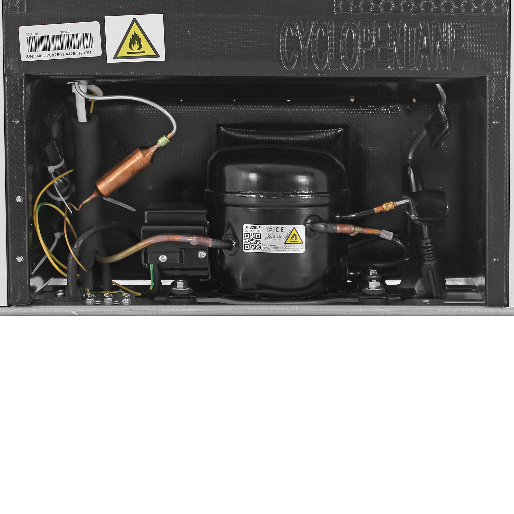 5408177 Холодильник компактный   Aceline S05AMA белый STDN-0141021 - Вид №11