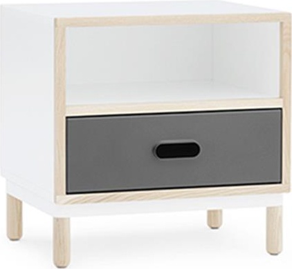 601054 Прикроватная тумбочка Grey Normann Copenhagen Kabino  - Вид №1