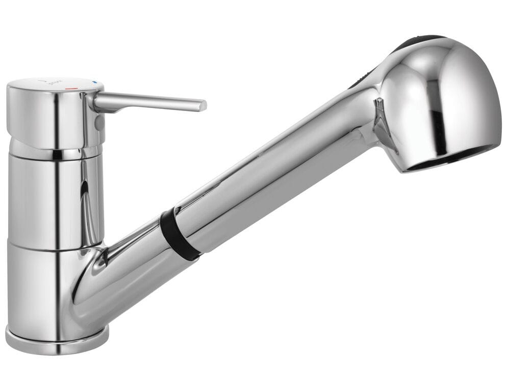 Смеситель для кухни из хромированной латуни со съемным ручным душем JAQUAR Florentine Prime ARCH-00089353 - Вид №1