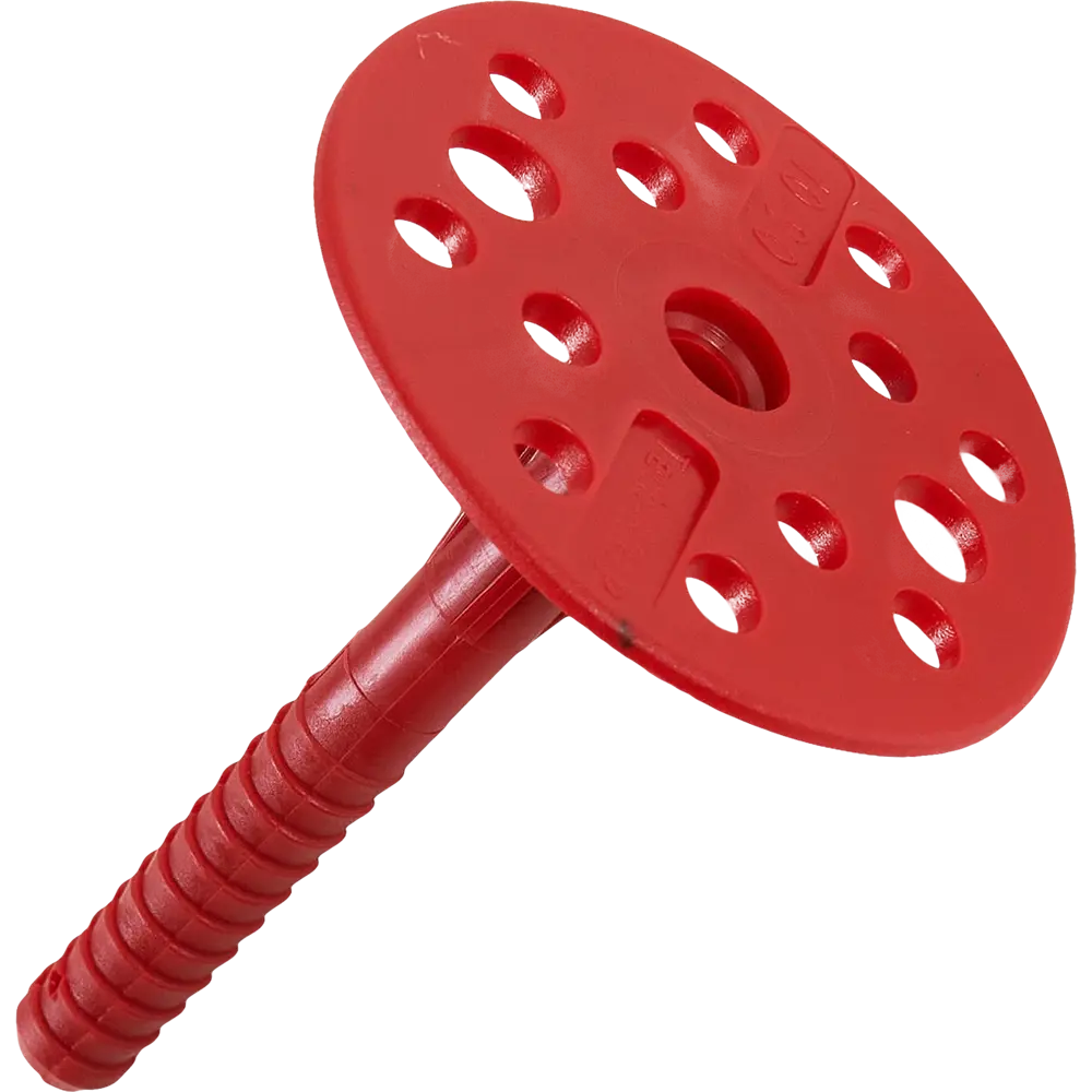 TECH-KREP Дюбель тарельчатый для теплоизоляции 10×90 мм с металлическим гвоздем 84039012