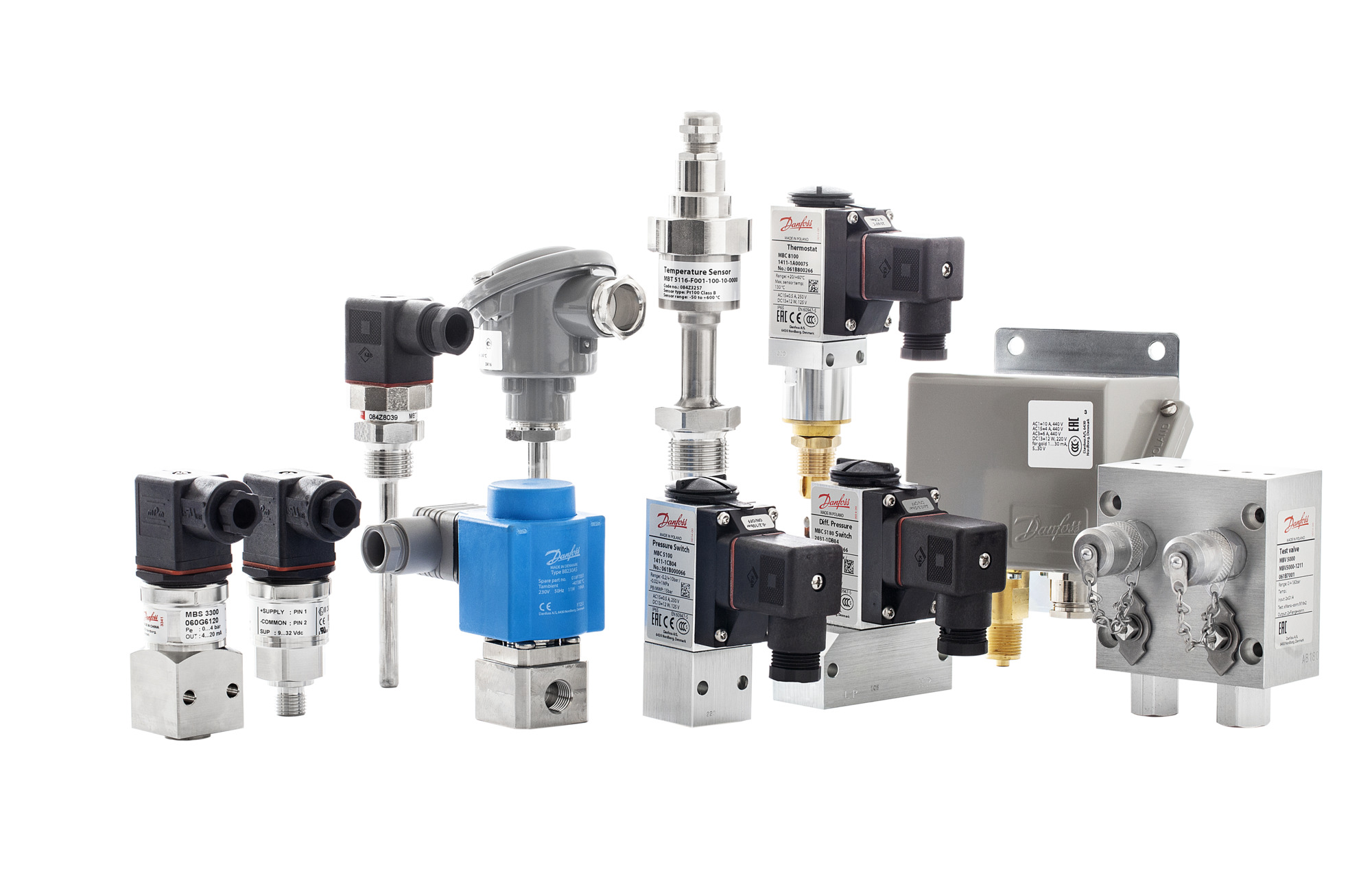 Danfoss MBS 3300 — преобразователи (датчики) давления для судостроения Преобразователь давления MBS 3300 060G1743  - Вид №35