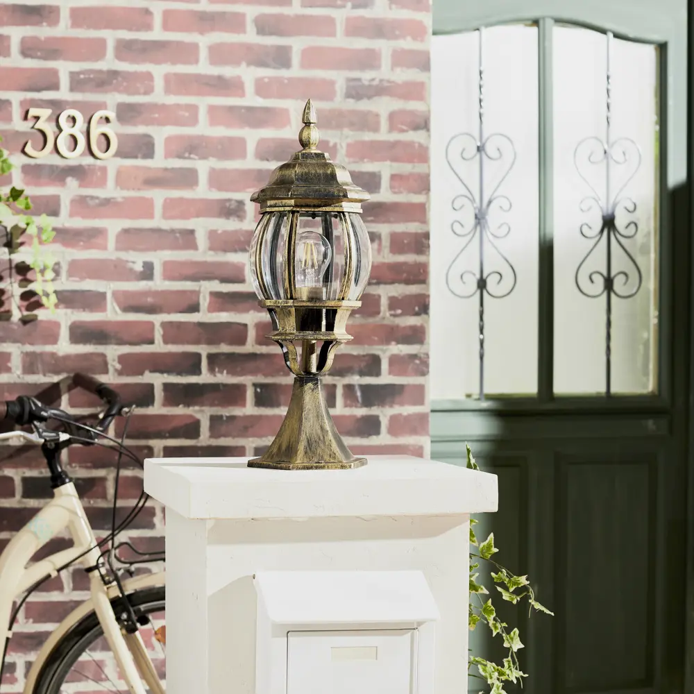 Столб уличный Inspire Dubai малый 1xE27х100 Вт, 49,5 см, цвет бронзовый, IP23 STLM-2089746 - Вид №2