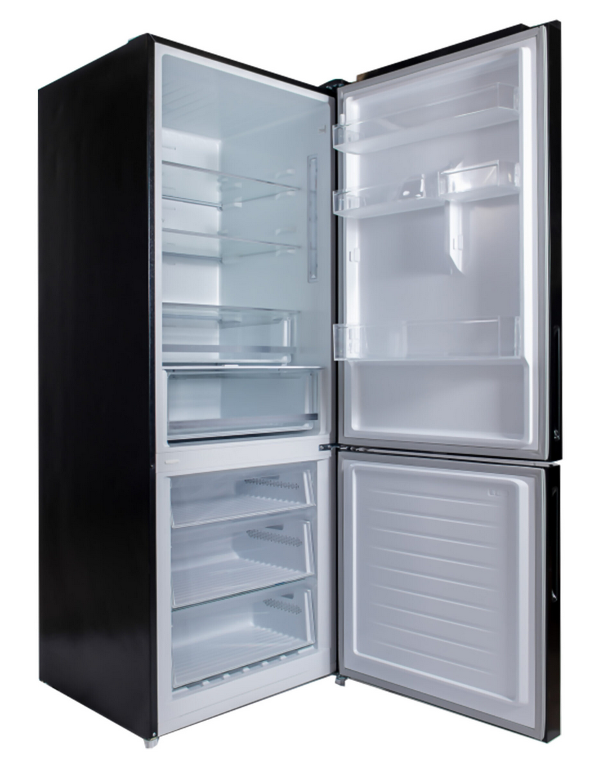 9194082 Холодильник с морозильником   WILLMARK RFN-652DIGB черный STDN-0103743 - Вид №1