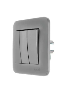 ASTI Выключатель тройной платина