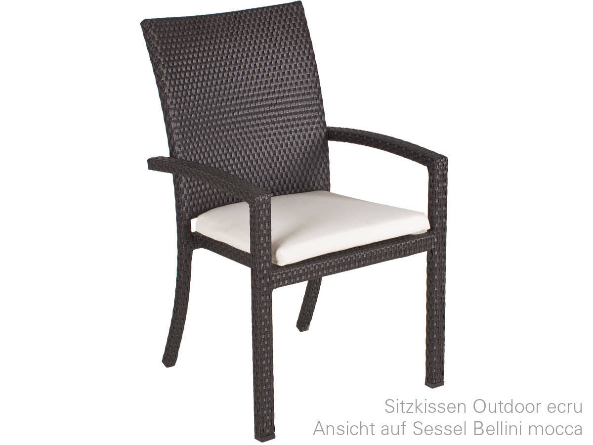 10.00.1455 Кресло Bellini подушка сиденья Outdoor Classic Ecru Mbm  - Вид №3