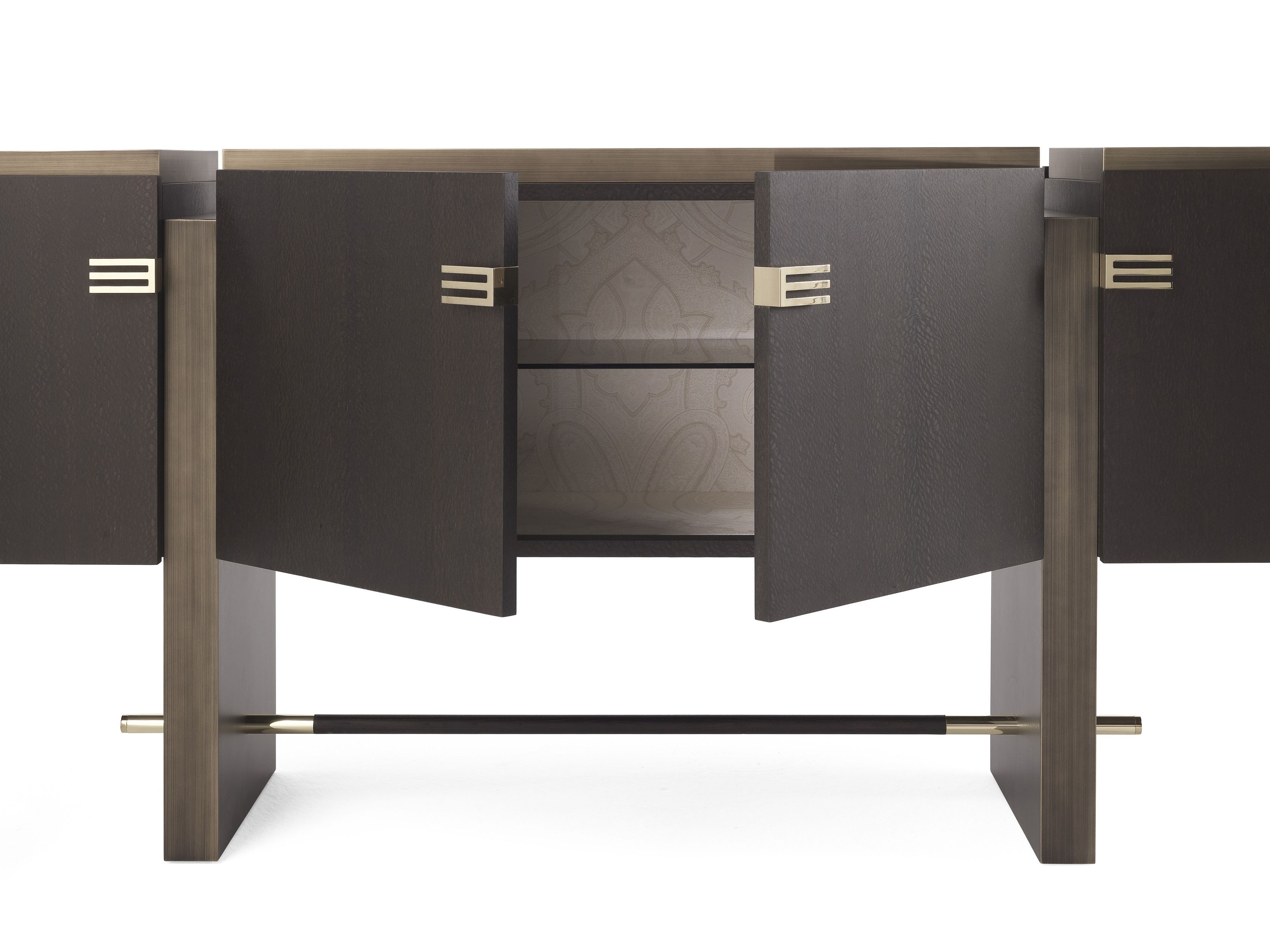 Деревянный шкаф с распашными дверями ETRO Home Interiors Rajan ARCH-00057682 - Вид №2