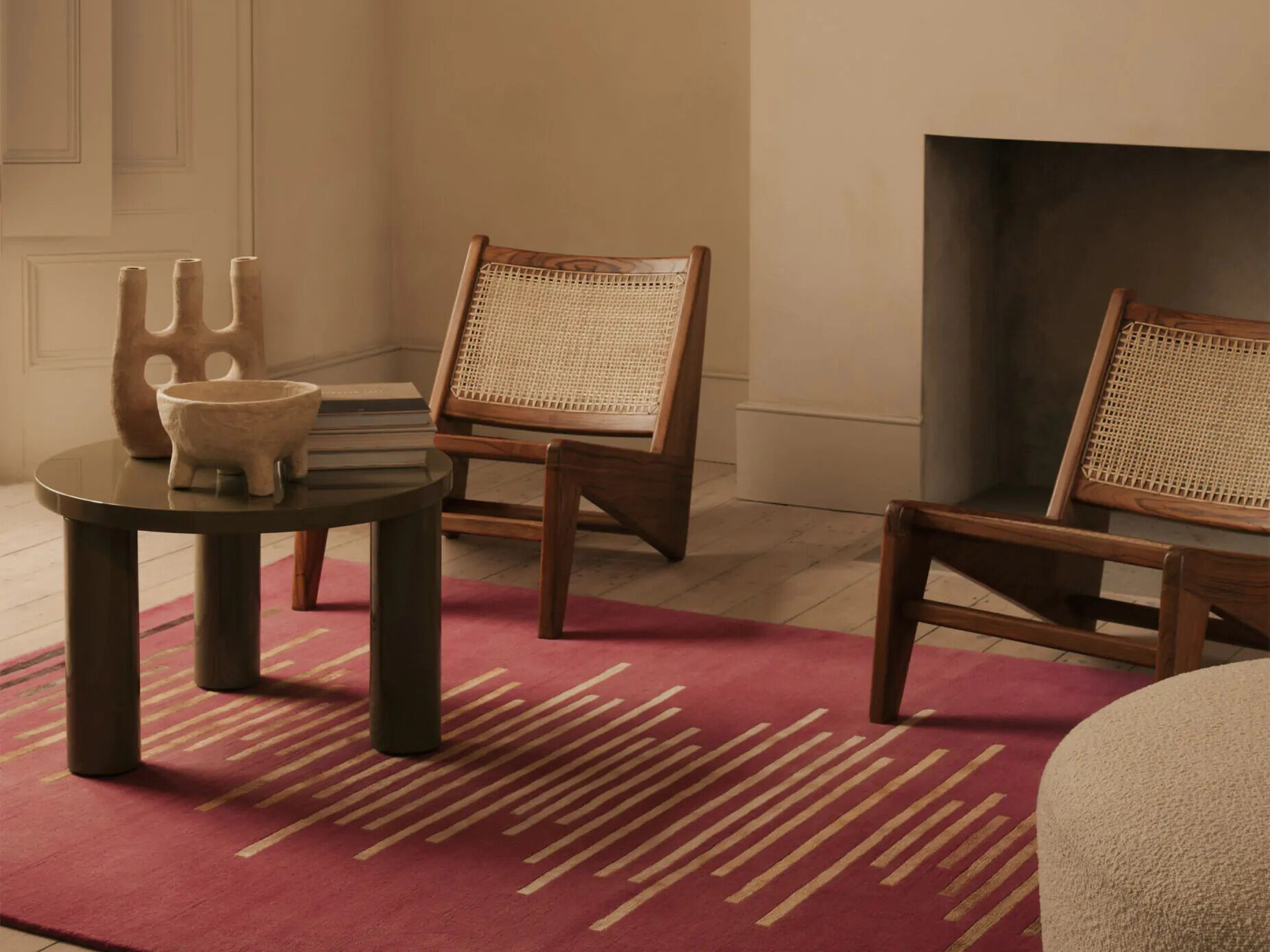 Изготовленный на заказ шерстяной и шелковый ковер ручной работы Deirdre Dyson Graduation ARCH-00066503 - Вид №4