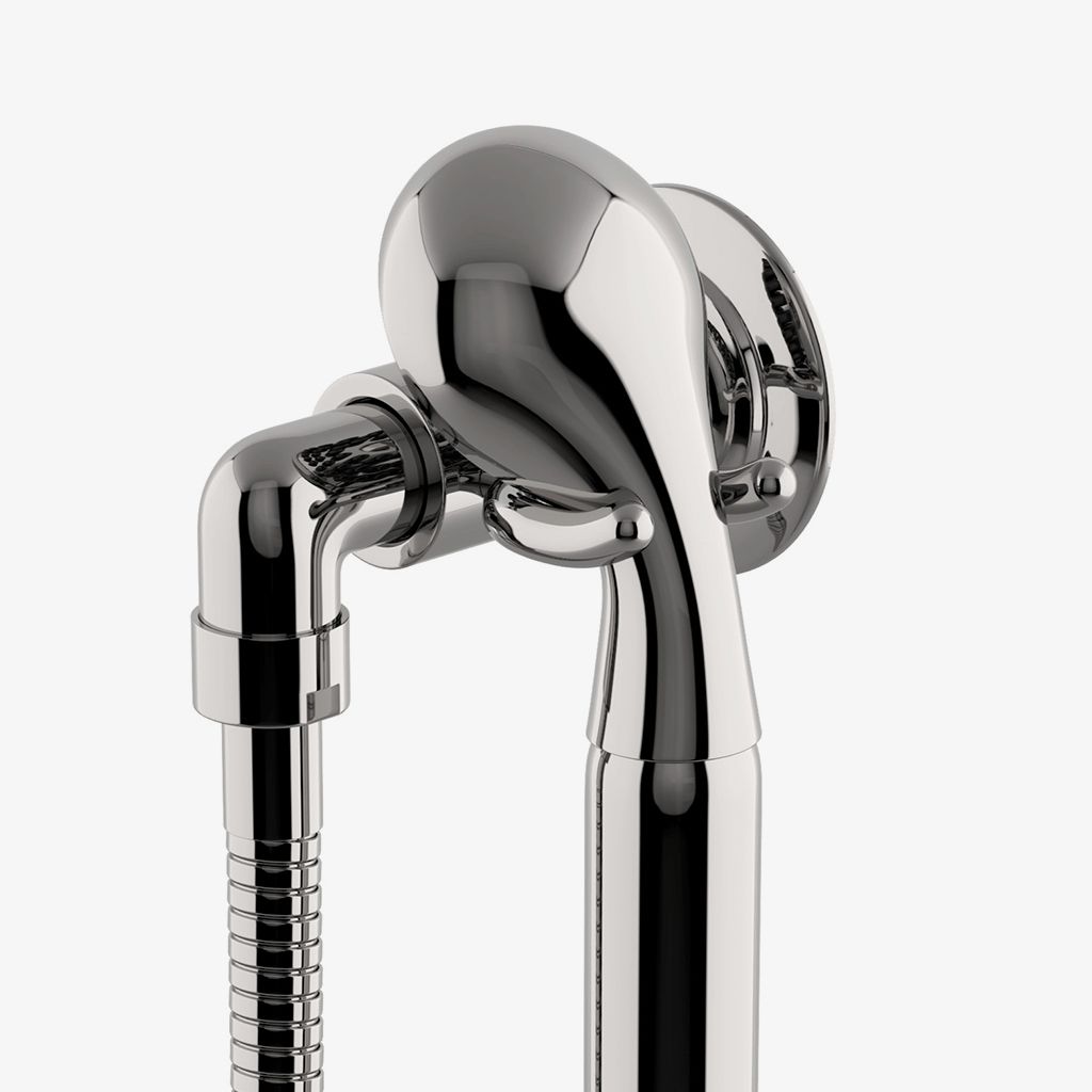 OPHS25 Ручной душ Opus на крючке с металлической ручкой Waterworks - Вид №1