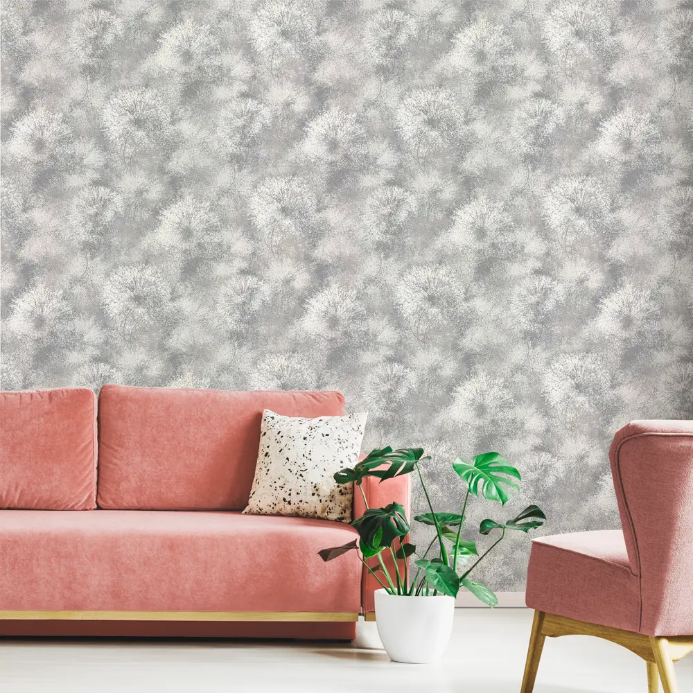 Обои флизелиновые Wall Decor Танго серые 1.06 м 75204-14 88762659 STLM-2102039 - Вид №1