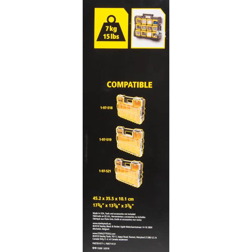 Органайзер FATMAX переносной вертик STANLEY FATMAX STLM-2083602 - Вид №4