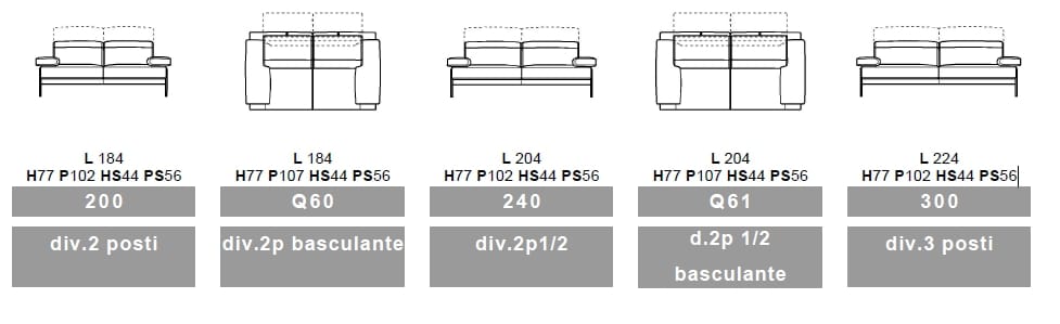 3-местный кожаный диван с подголовником Calia Italia премиум ARCH-00077448 - Вид №4