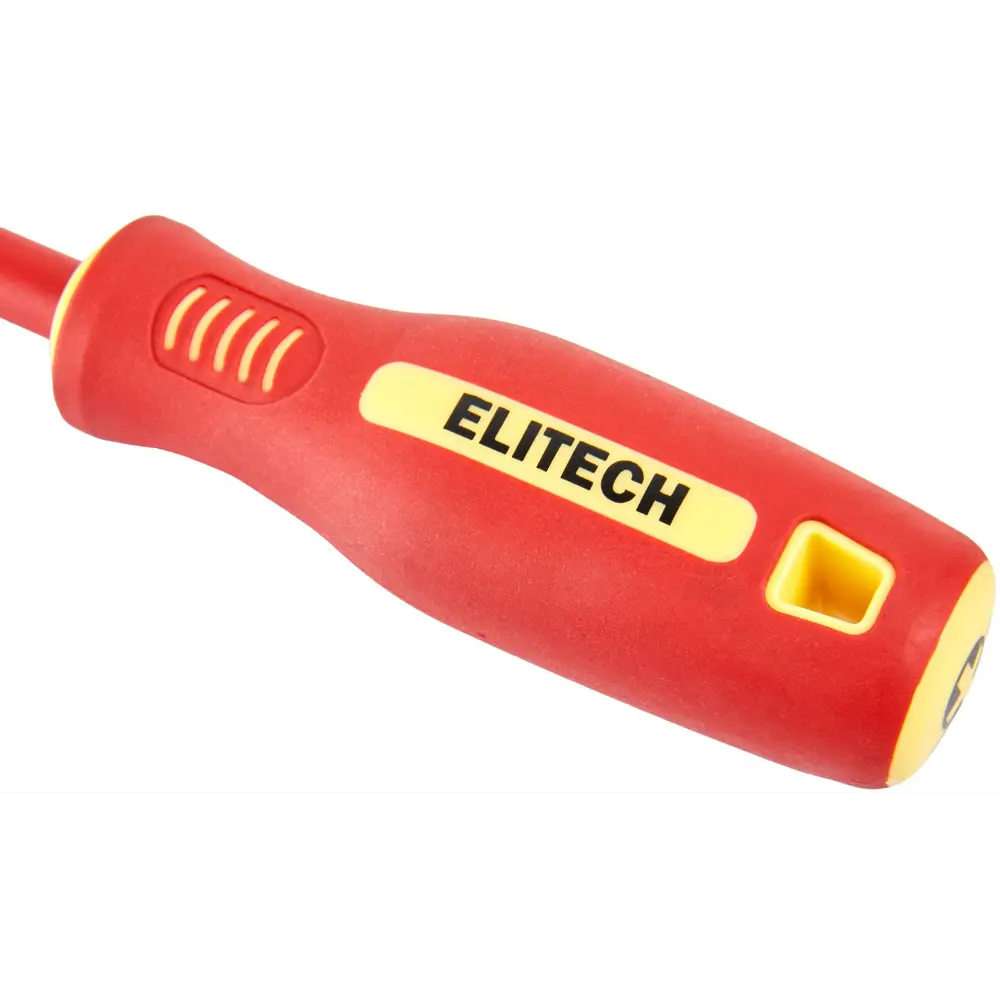 Отвертка крестовая диэлектрическая Elitech PH3x150 мм с магнитным наконечником 89407157 STLM-1564805 - Вид №3