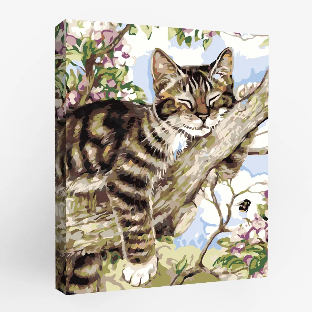 Картина по номерам Мурка в саду 40х50 см FBRUSH STLM-2050111 - Вид №1