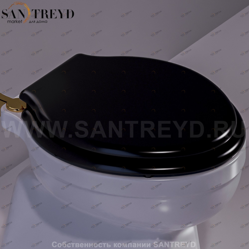 LO003D02NEROOR Крышка сиденье для унитаза Simas Londra
