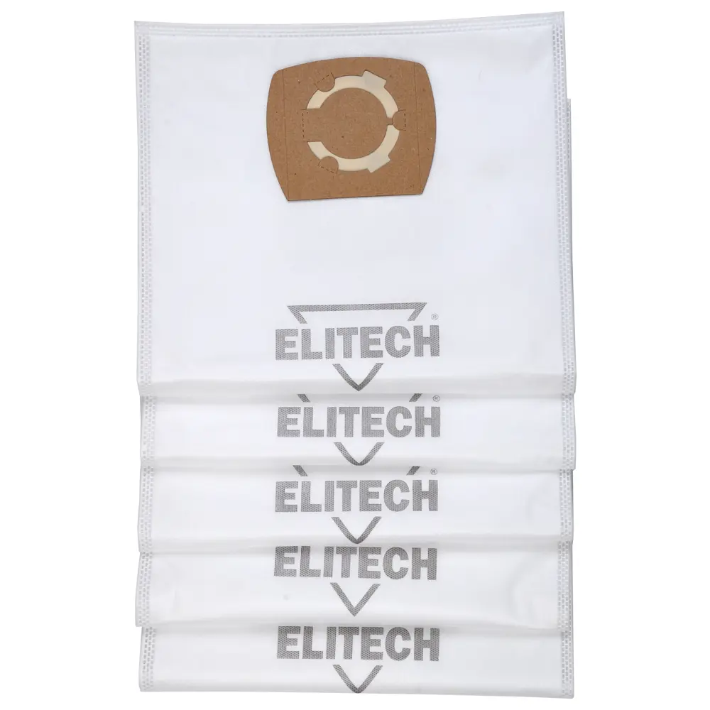 Мешки синтетические для пылесоса Elitech 10 л, 5 шт. 89340290 STLM-2081767  - Вид №2