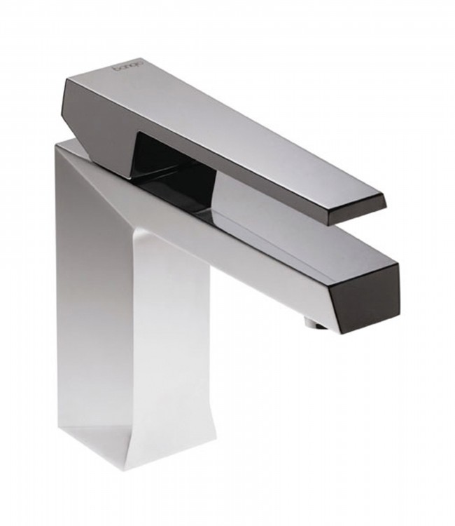 1521 Смеситель для раковины со сливом clic-clac. Bongio Stelth