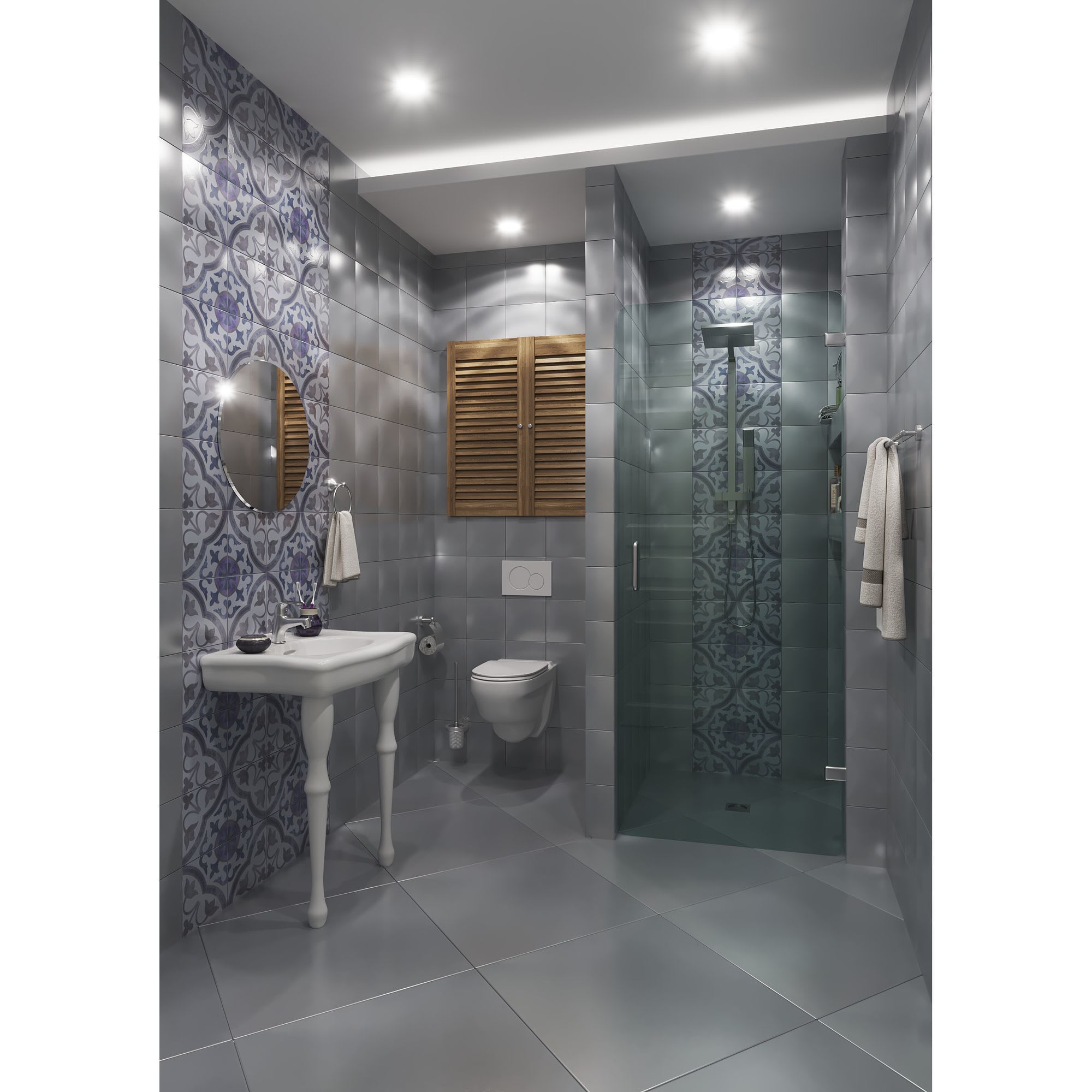 18737326 Плитка наcтенная 20x20 см 1 м2 цвет бежевый Rustica Santreyd - Вид №2