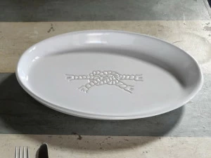 Cerasarda Овальный поднос из керамики I graffiti