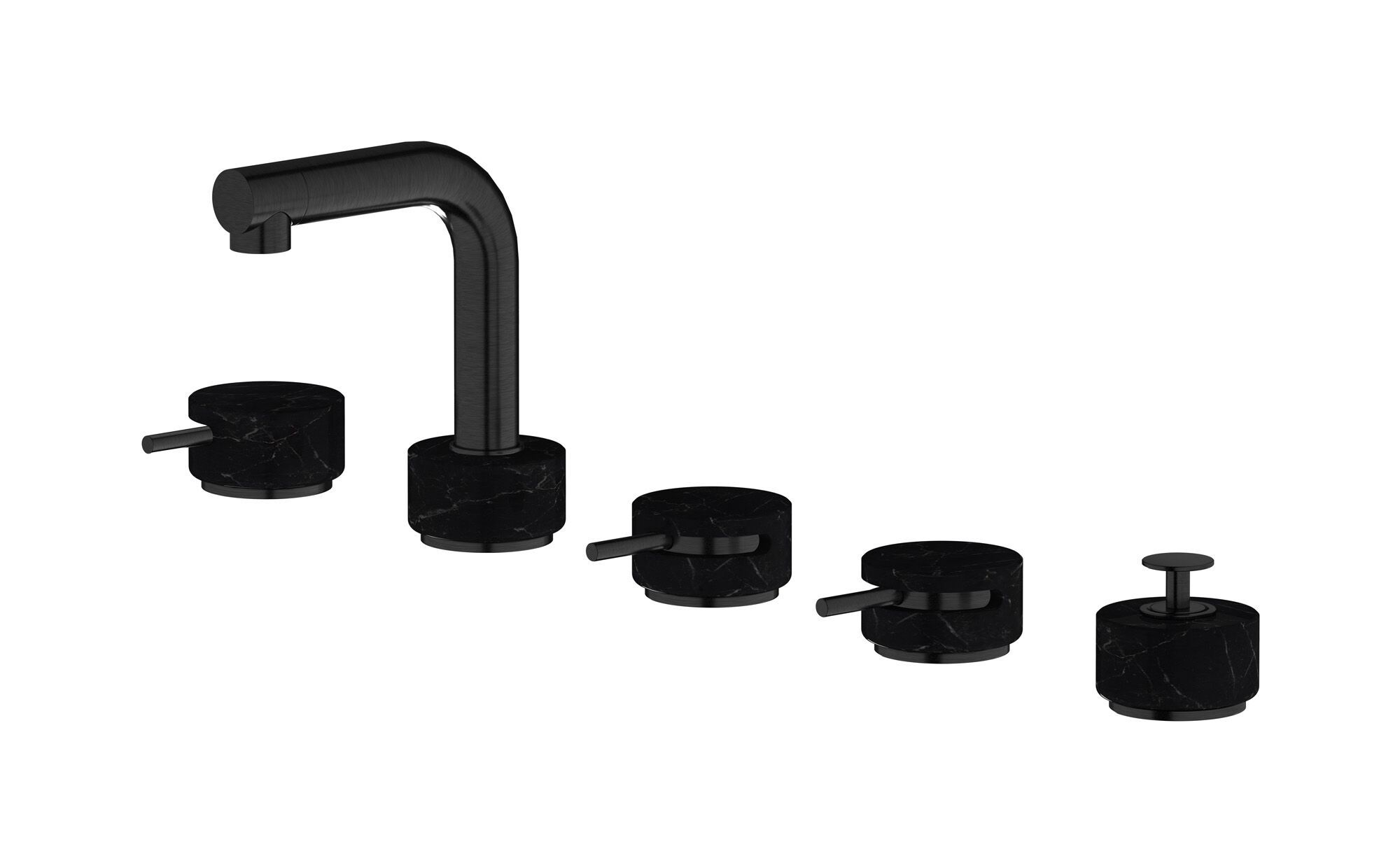 Смеситель для ванны с 5 отверстиями IB мрамор + мрамор Elle ARCH-00085878 - Вид №4