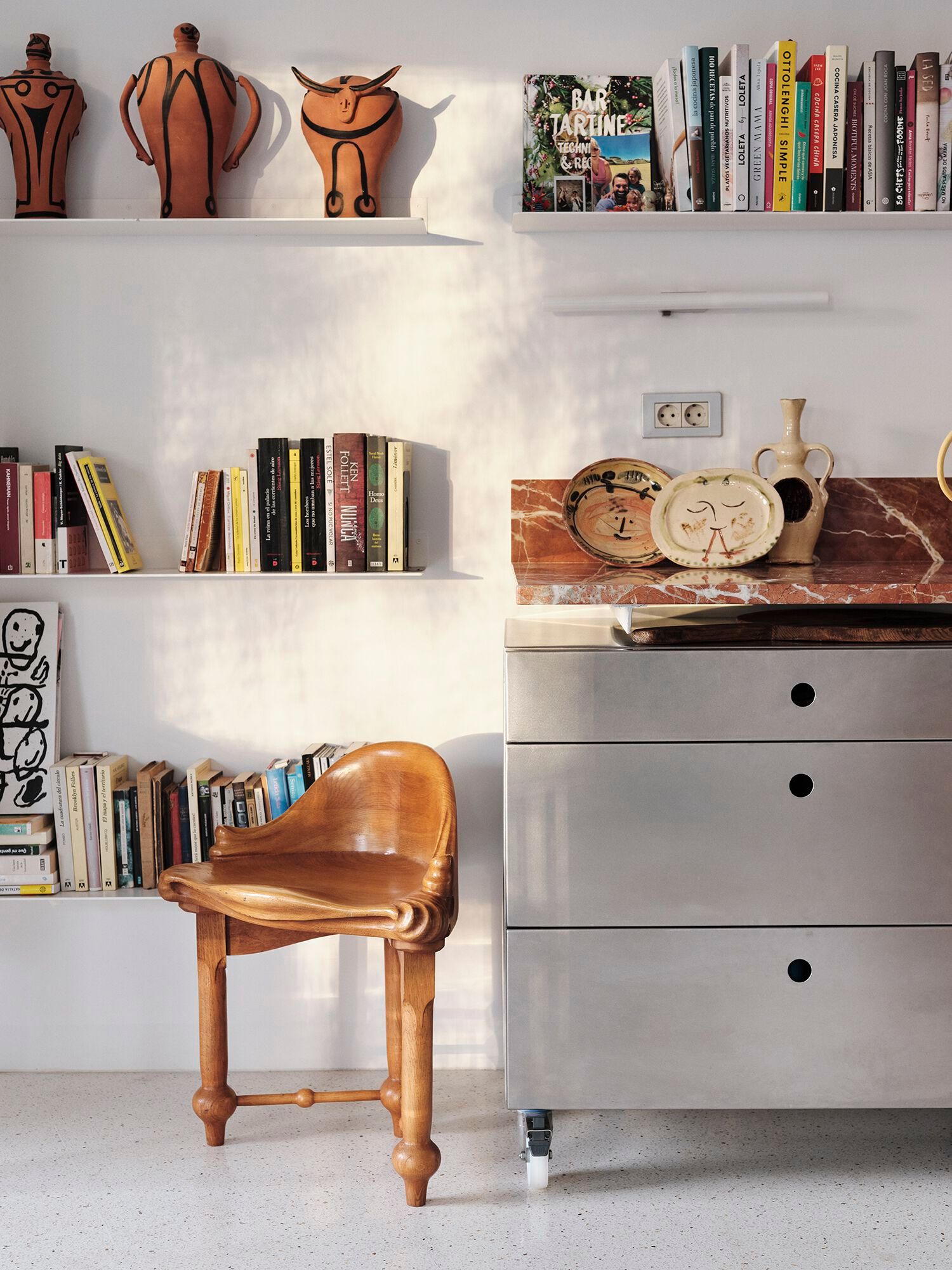 Табурет из массива дерева BD Barcelona Гауди ARCH-00010292 - Вид №2