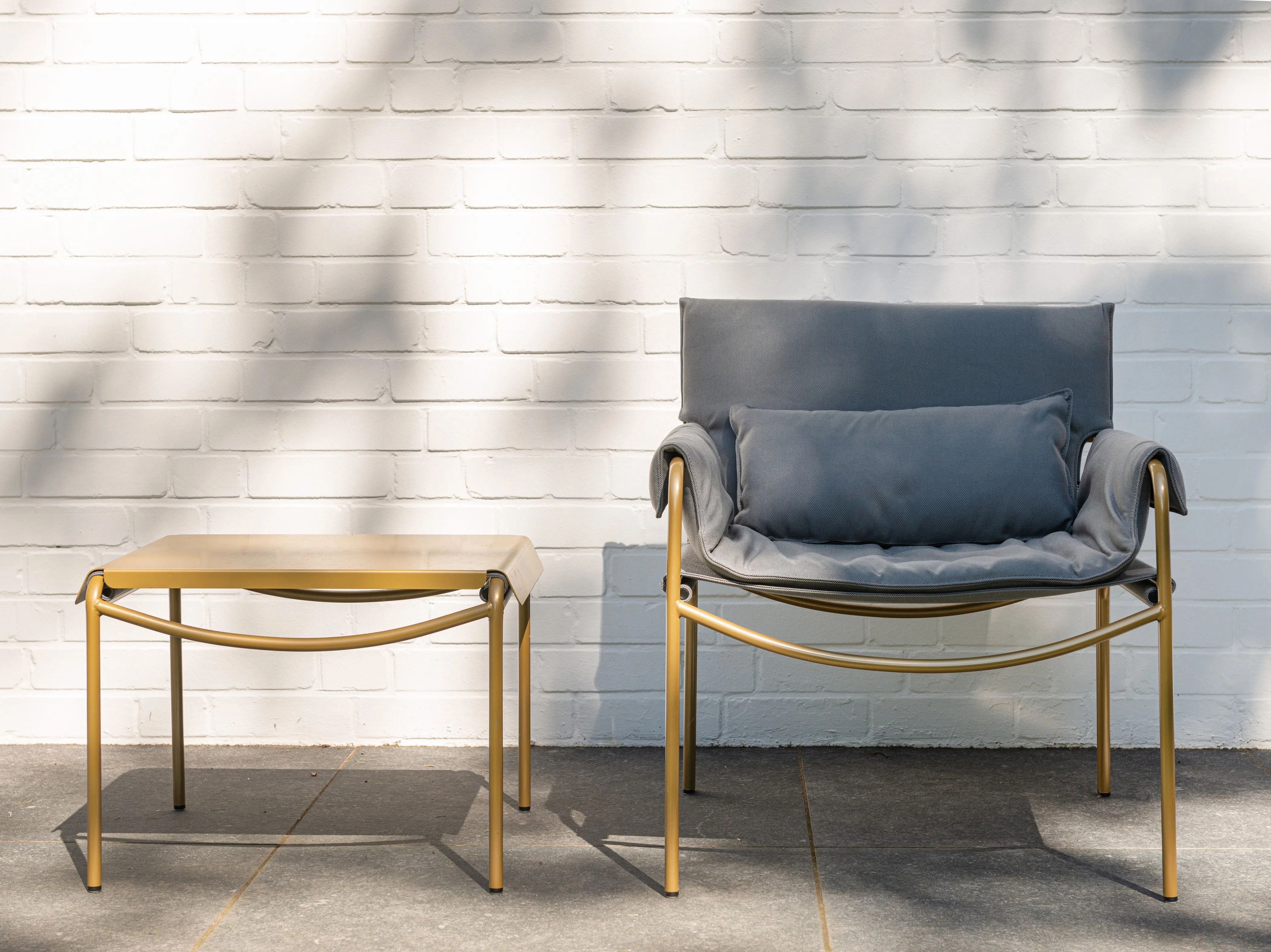 Стальной прямоугольный садовый стол KFF бассейн ARCH-00066925 - Вид №5