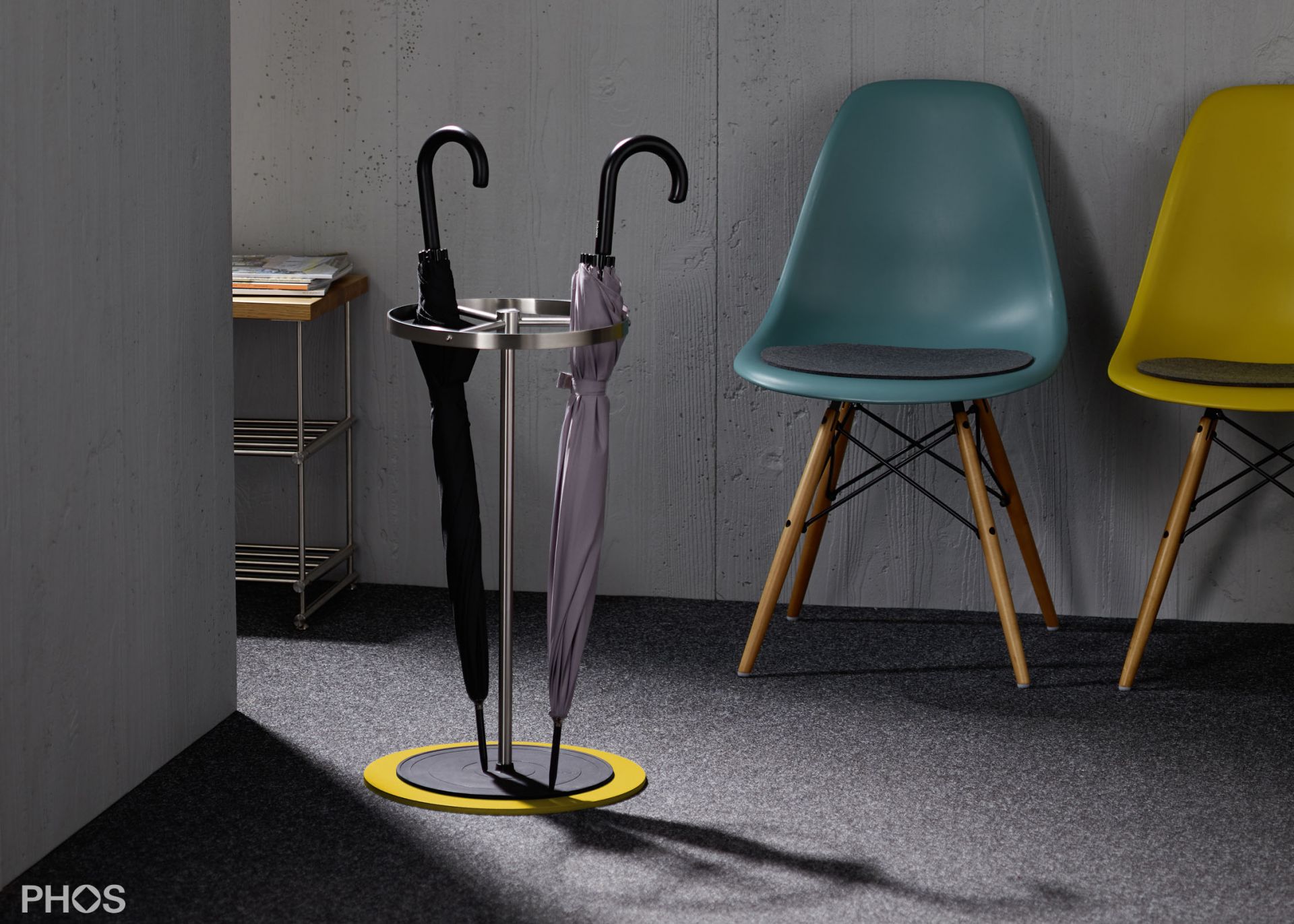 SST-BPGe Подставка для зонтов anselma, основание: желтое. PHOS  - Вид №1