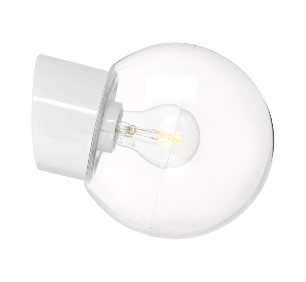 Стеклянный и фарфоровый настенный светильник Ifö Electric Classic Globe ARCH-00037051 - Вид №7