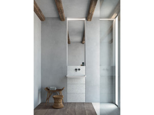 Умывальник с зеркалом