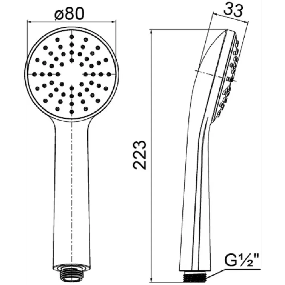 ESKO Marburg - Настенная душевая лейка с хромированным покрытием 89415288 STLM-1569371 - Вид №3