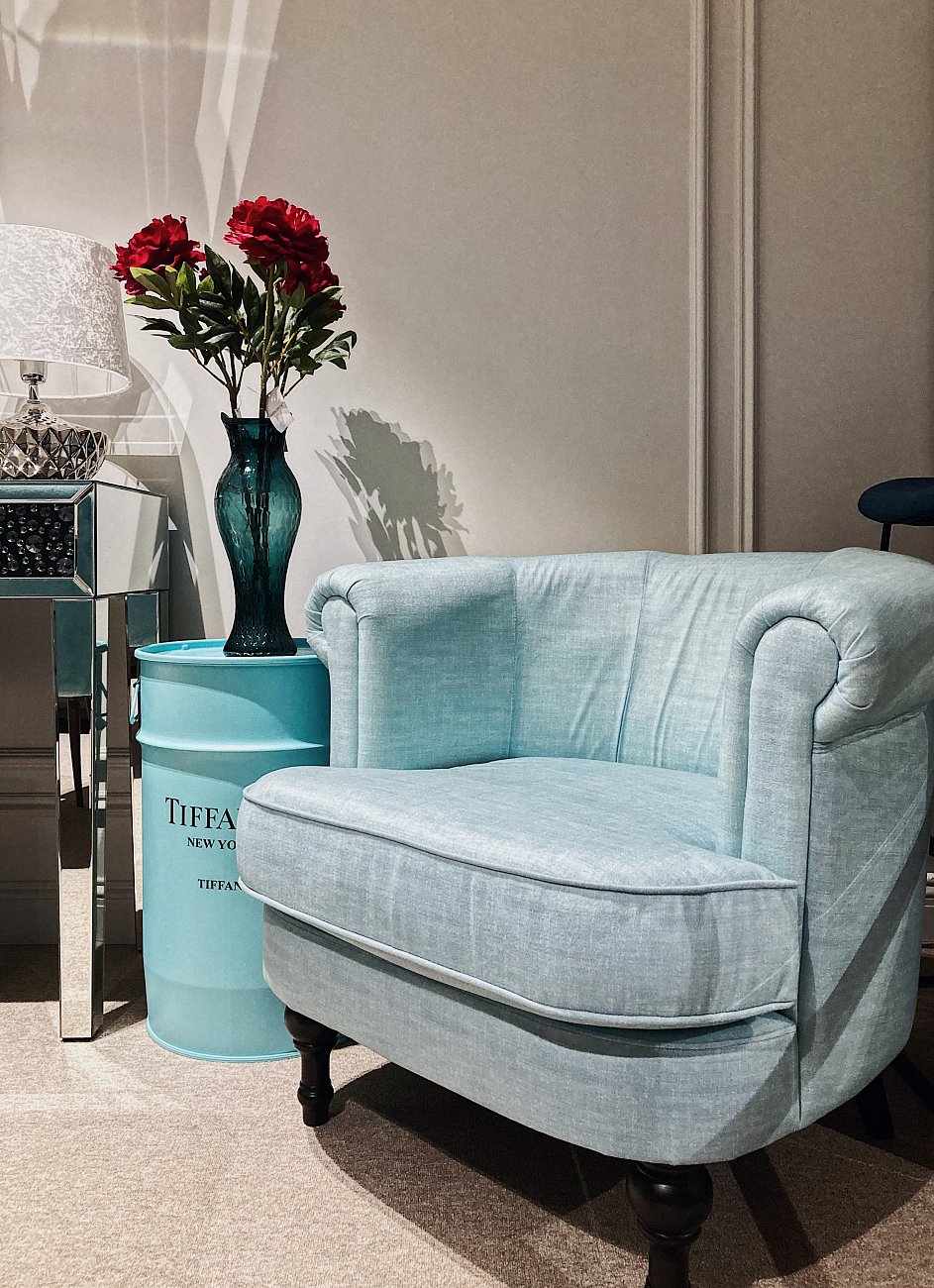 Бочка металлическая декоративная "Тиффани" XL STARBARREL  043816 Голубой;зеленый  - Вид №2