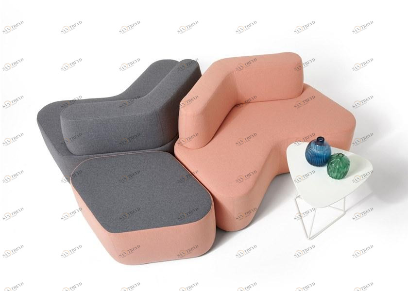 Diemme Модульный тканевый диван Cross sun-id-1434839