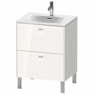 BR451002222 Тумбочка напольная Brioso #BR4510 620 x 479 мм Белый глянцевый декор