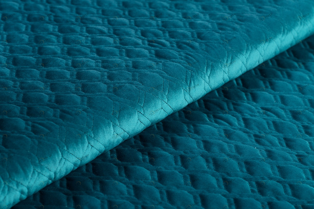 COLORISTICA Ткань мебельная  Микровелюр  Серпантин Голубой Серпантин col.80