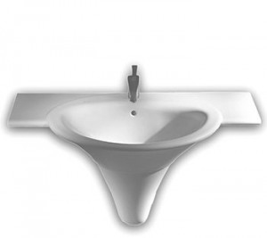 YR3801 Раковина Sculture 110 с сипонной крышкой Hatria