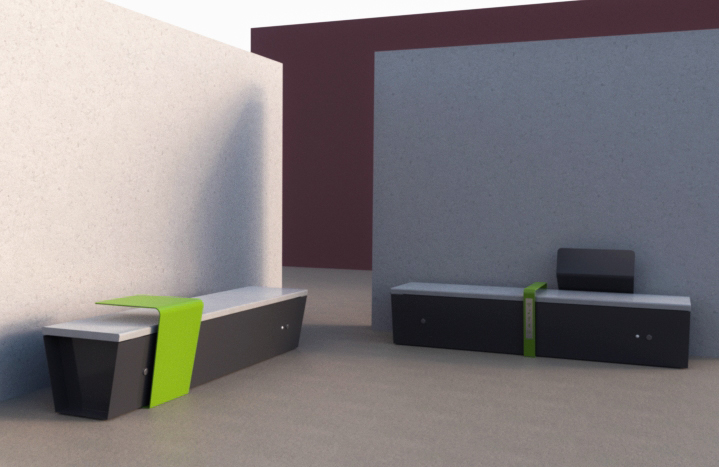 Smart Bench Details Lab23 Скамейки  - Вид №8