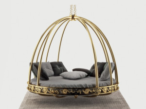 Подвесное кресло из нержавеющей стали