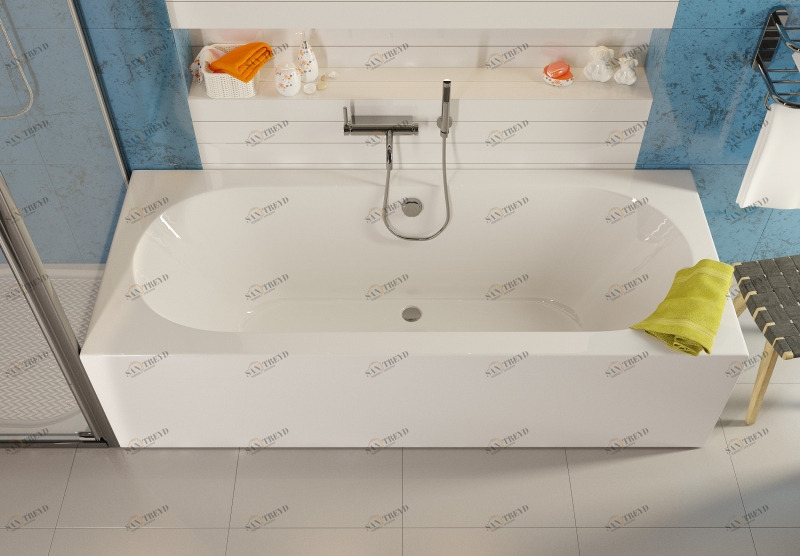 Акриловая ванна ALPEN Montana 170x75 AVB0010